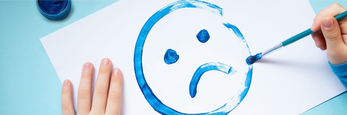 emoticon triste per indicare lutto prolungato